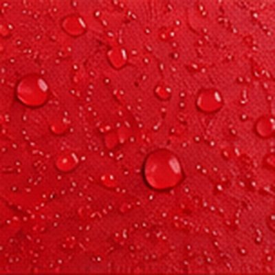 Textured red finish of the box